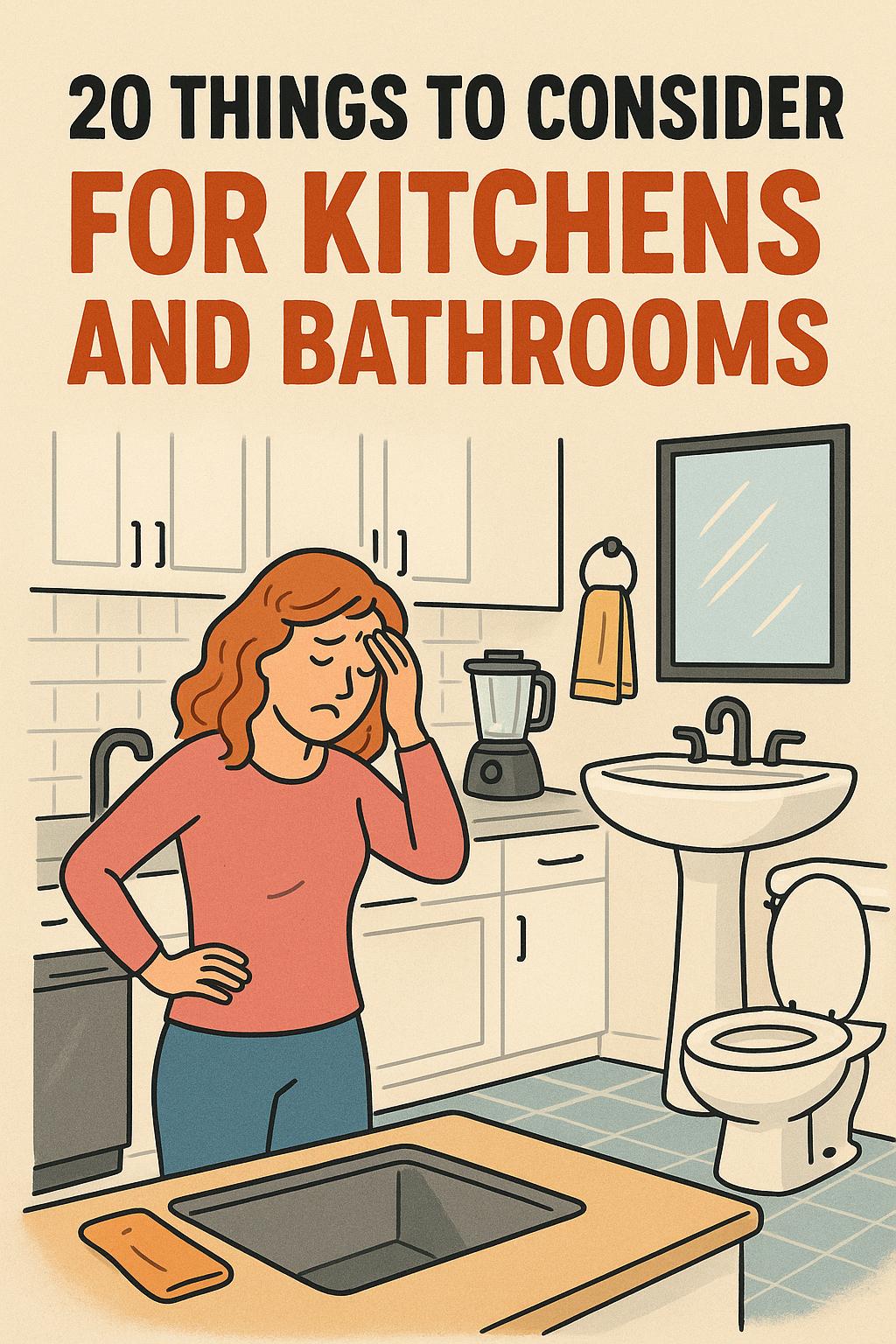 20 Things to Consider for Kitchens and Bathrooms (Without Losing Your Sanity) kitchenandbathlosangeles
